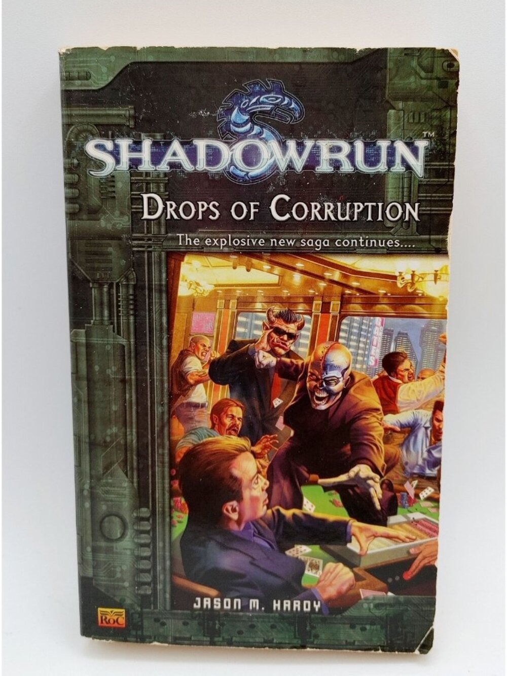 ROC Shadowrun #4 DROPS OF CORRUPTION Jason M Hardy PB Book 1st Printing 2006